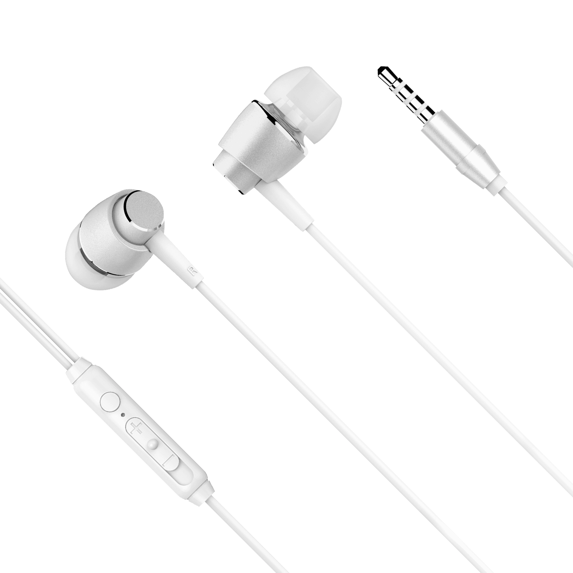 Intrakanalo ausinės su Kruger & amp mikrofonu; Mtz B1 balta