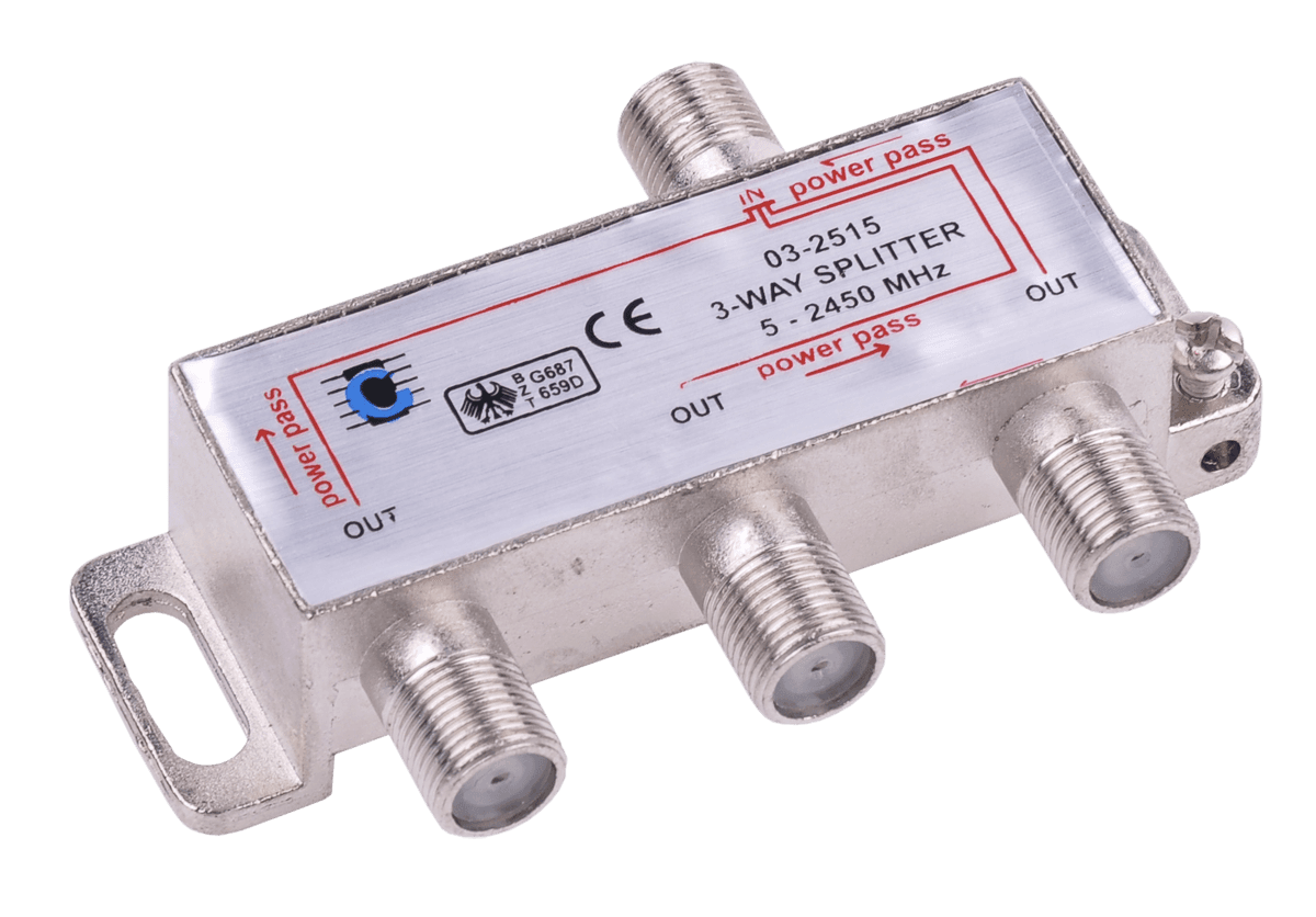 Splitter 3way 5-2450MHz
