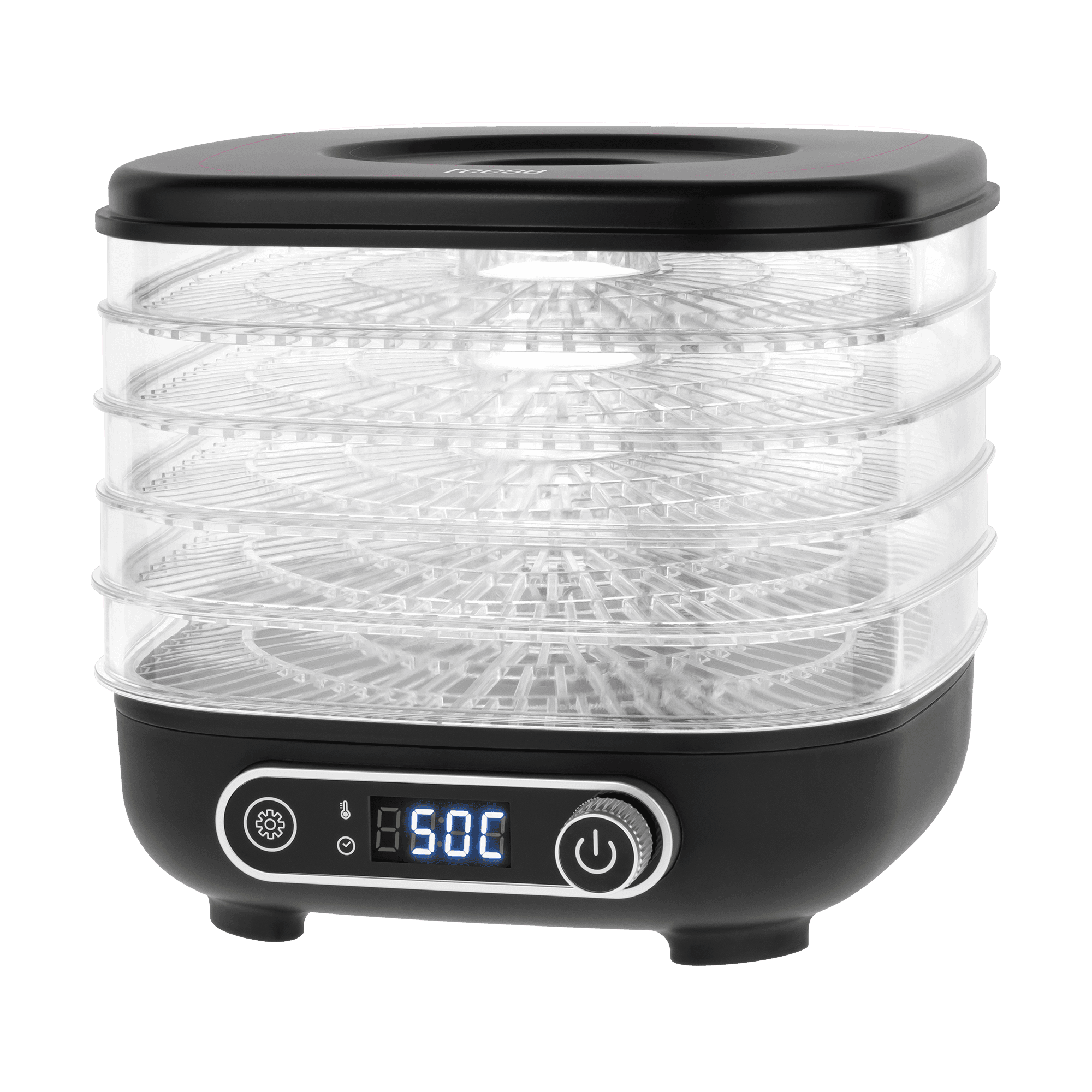 Plaukų džiovintuvas grybai, daržovėms, vaisiams, 300W, 5 vietos, ekranas, termocycle, TESA