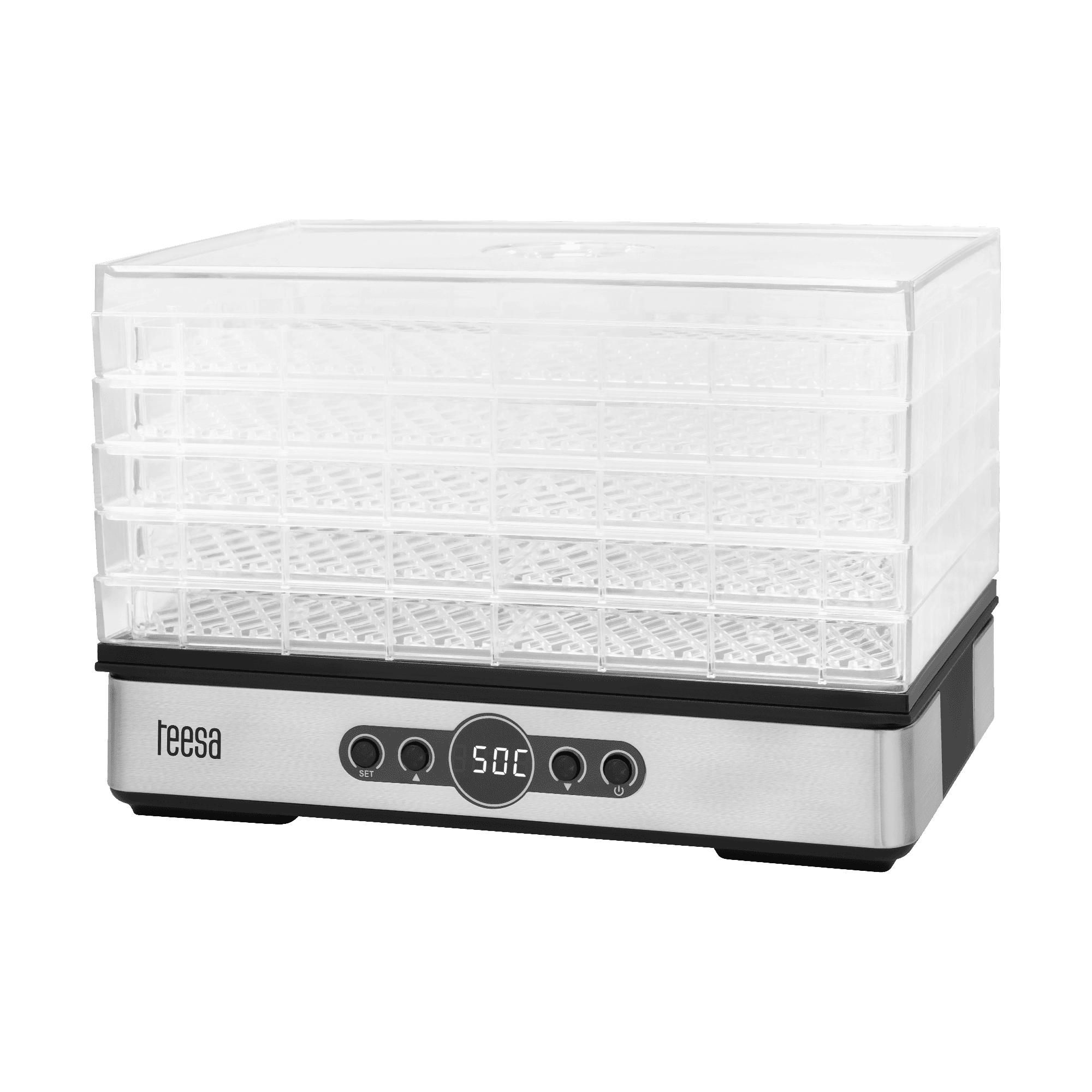 Grybai, daržovės, vaisiai, 400W, 5 vietos, ekranas, termocidas, TESA