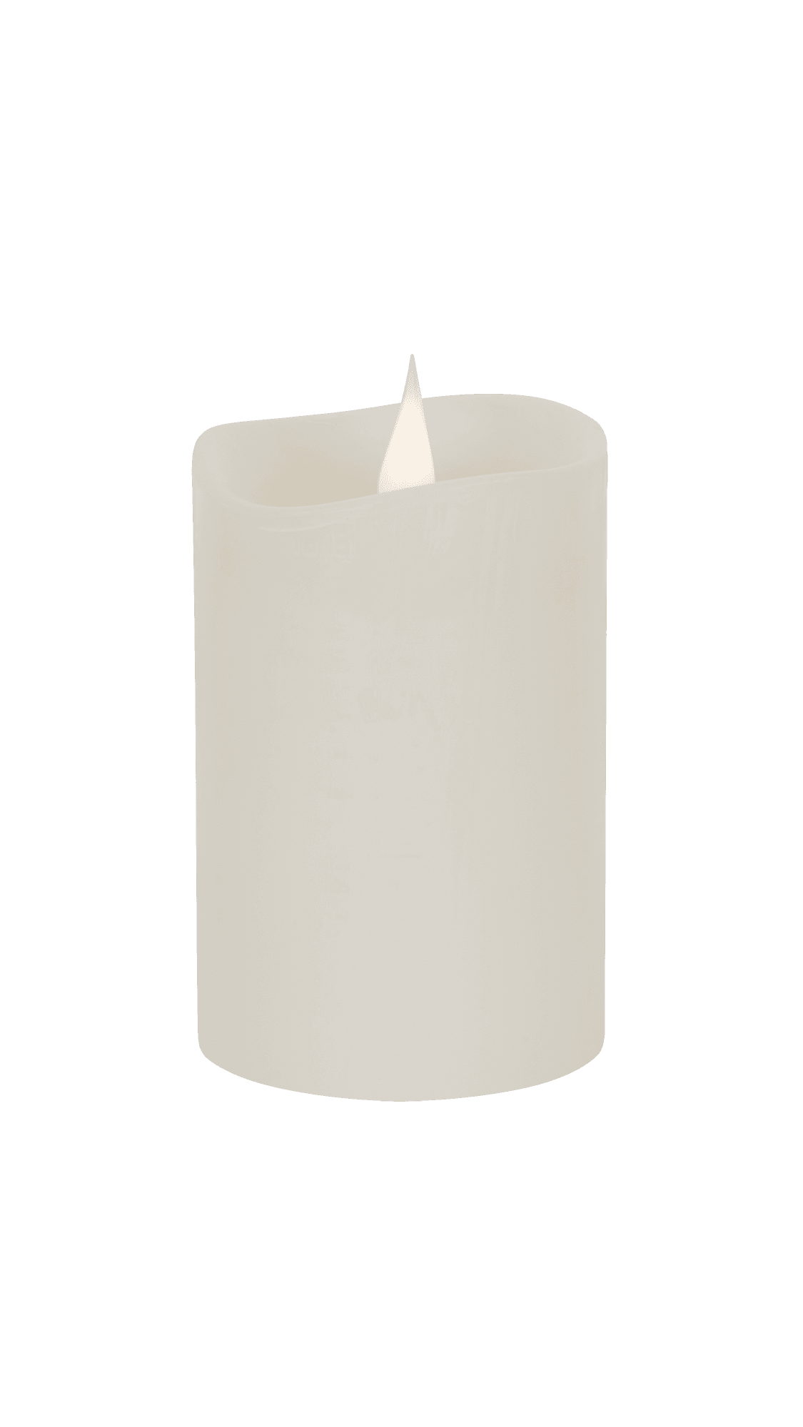 LED vaškas žvakė mažas dramblio kaulo