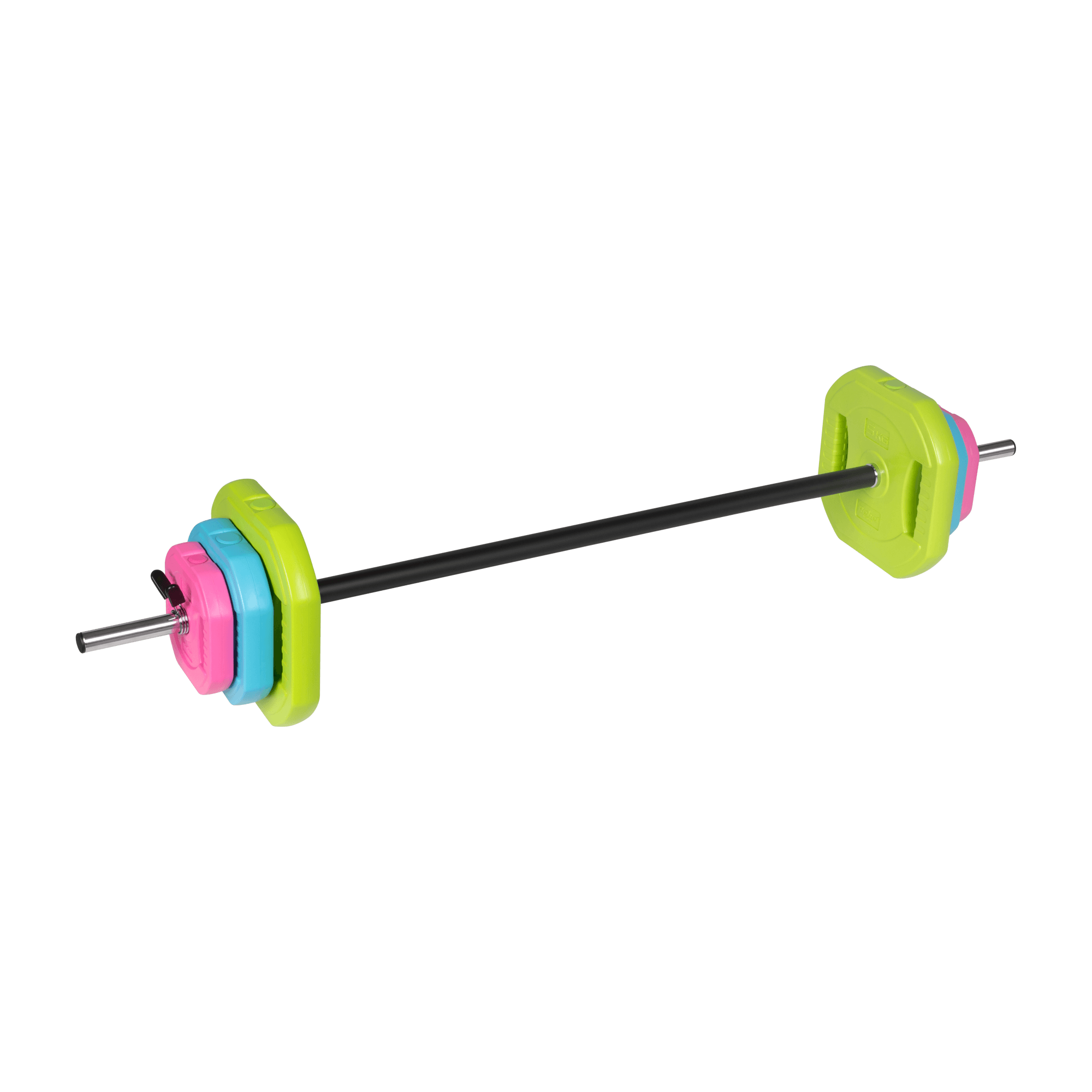 Sztanga składana z obciążeniem bitumicznym, gryf 140cm, zestaw treningowy 20kg, REBEL ACTIVE