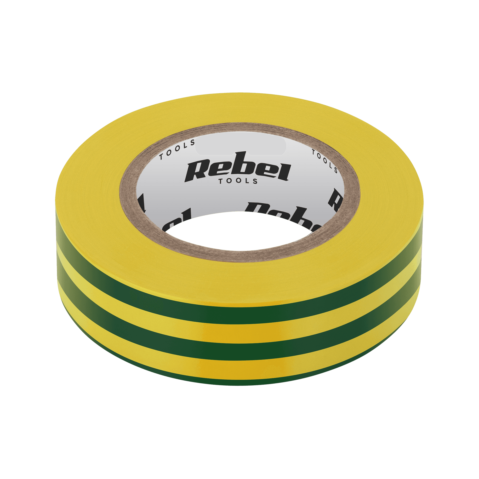 REBEL izoliacinė juosta (0,13 mm x 19 mm x 10 mm) gelsvai žalia