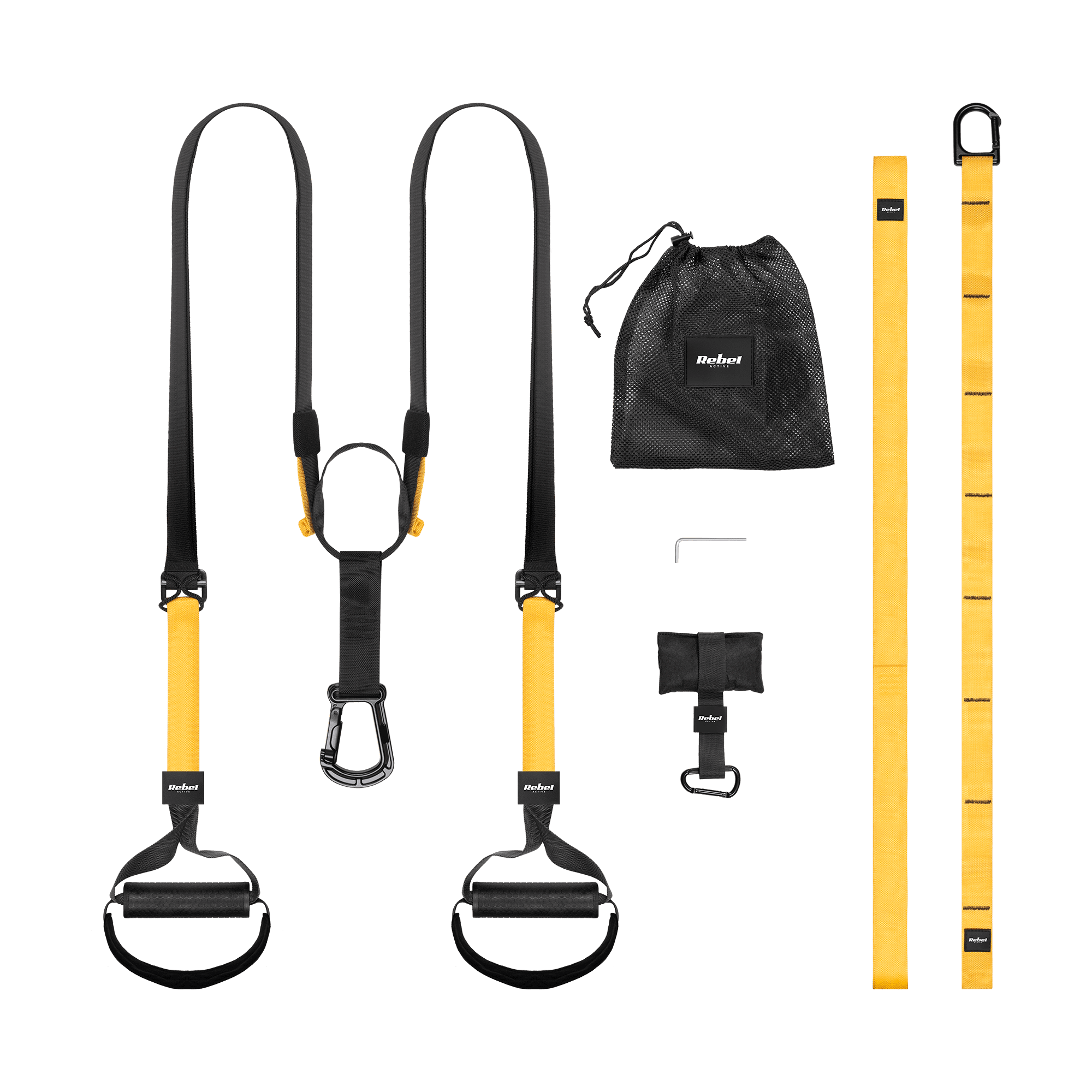 Treniruočių juostos TRX P3-3, treniruočių juostos, REBEL ACTIVE