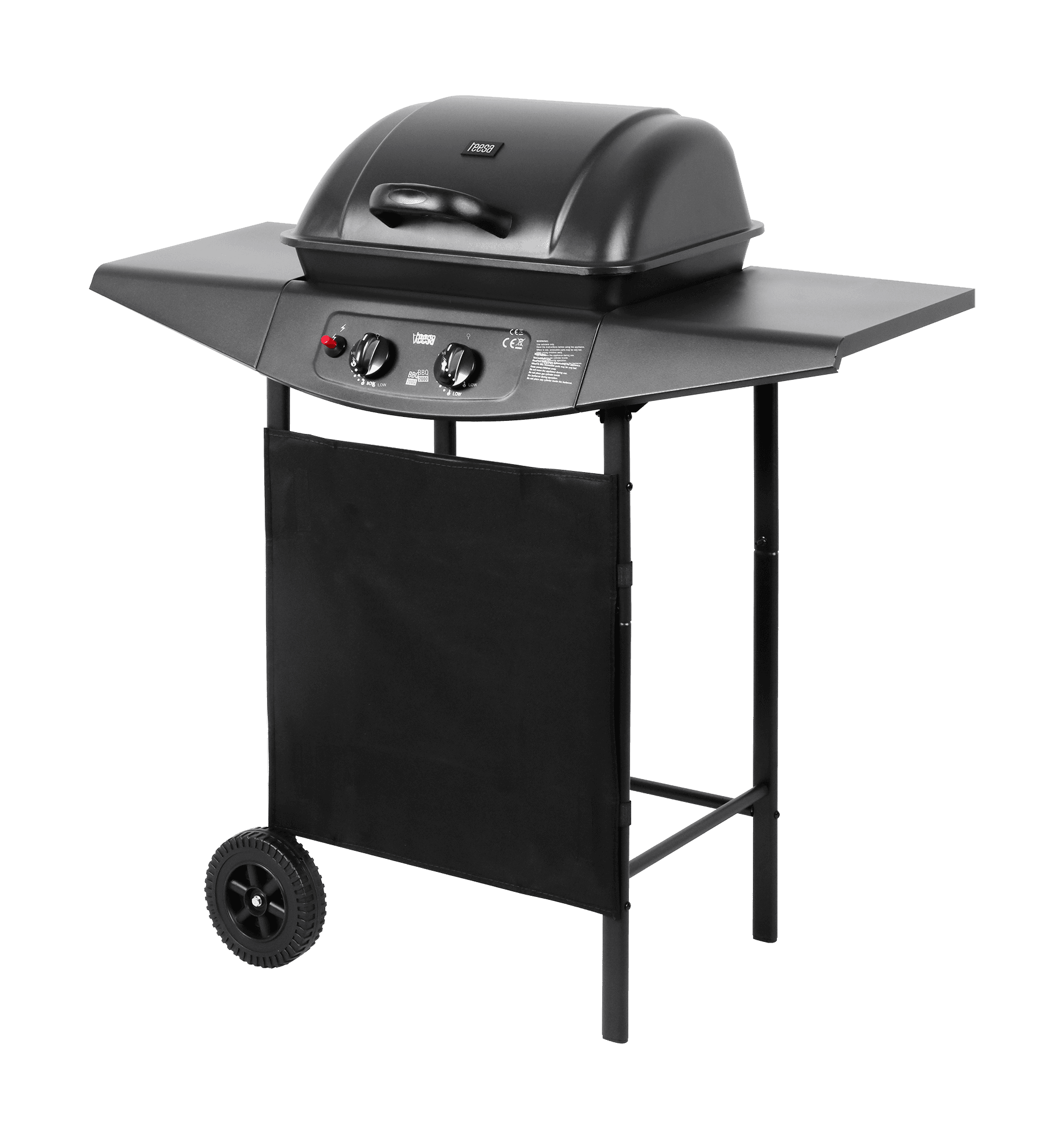 TeesA BBQ 2000 Gas Grill - 2 degikliai