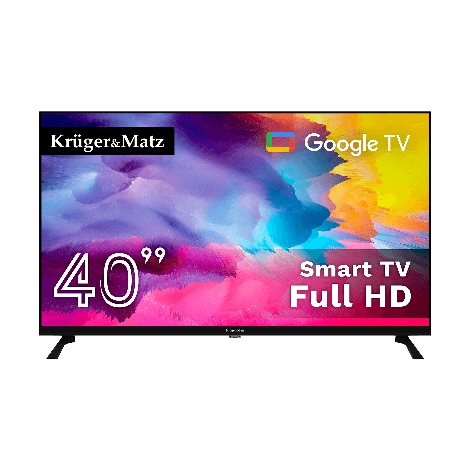 Telewizor Kruger&Matz 40" FHD Google TV 5.0, DVB-T2/S2/T/C H.265 HEVC