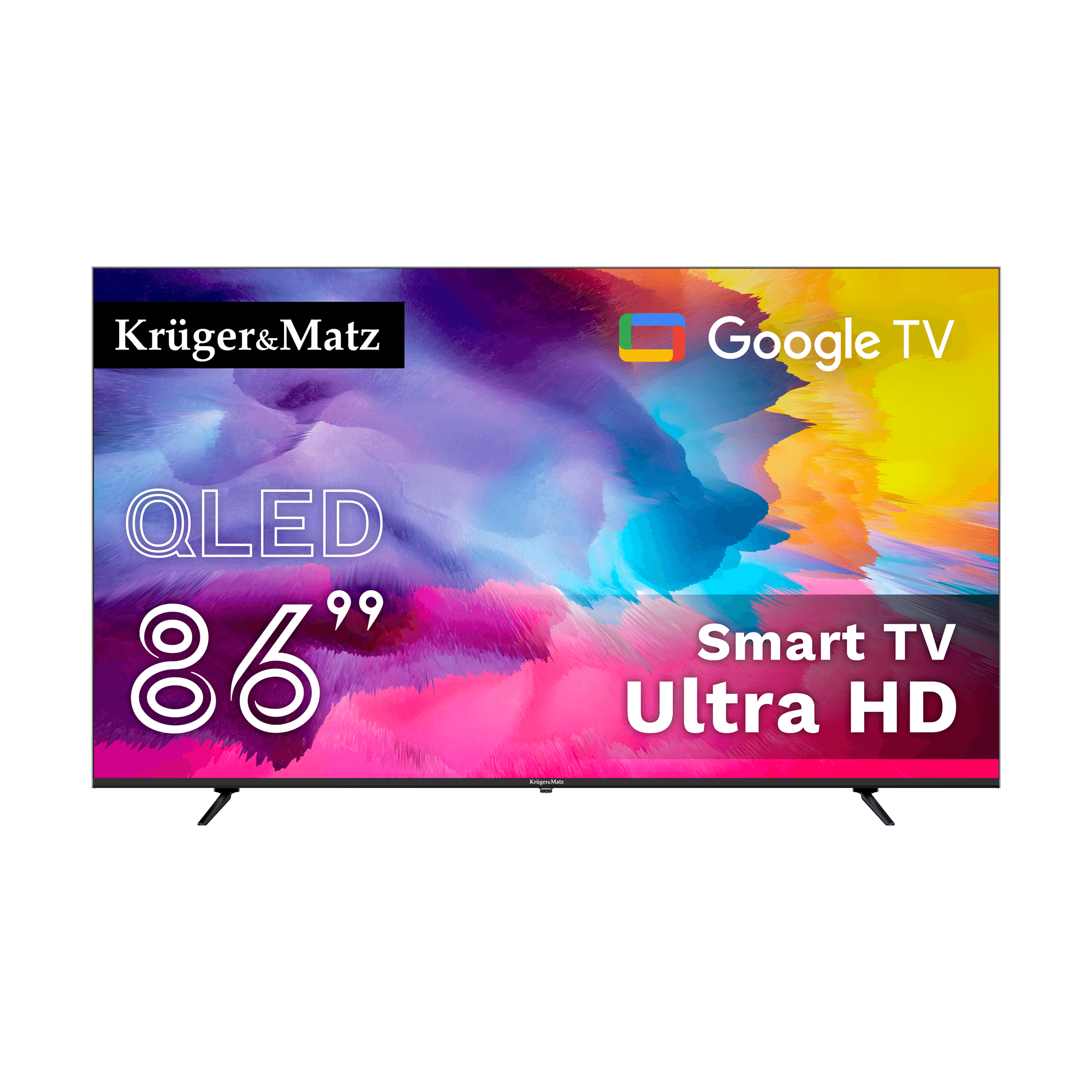 TV Kruger & Mtz QQ0Q "UHD QLED smart DVB- Q1QQ H.Q2QQ Hevc