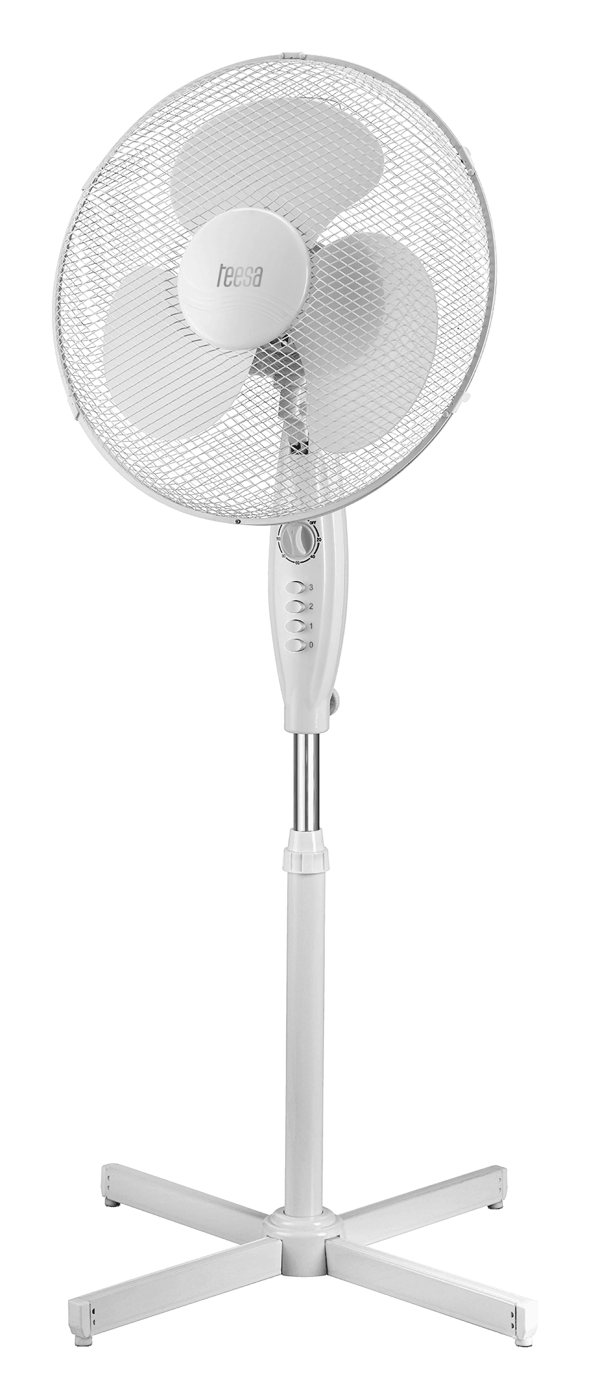 Obuoliai stovi ventiliatorius su laiko jungikliu