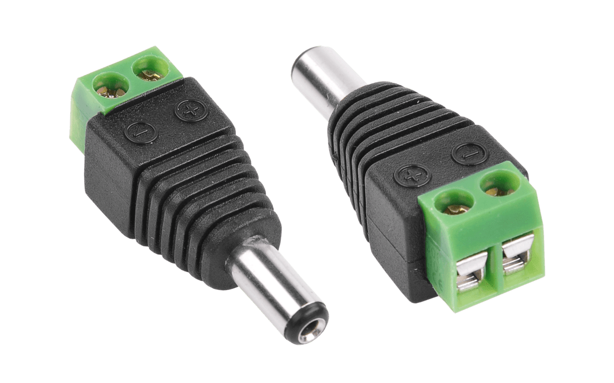 NS 2.1 / 5,5 kištukas su greitąja jungtimi