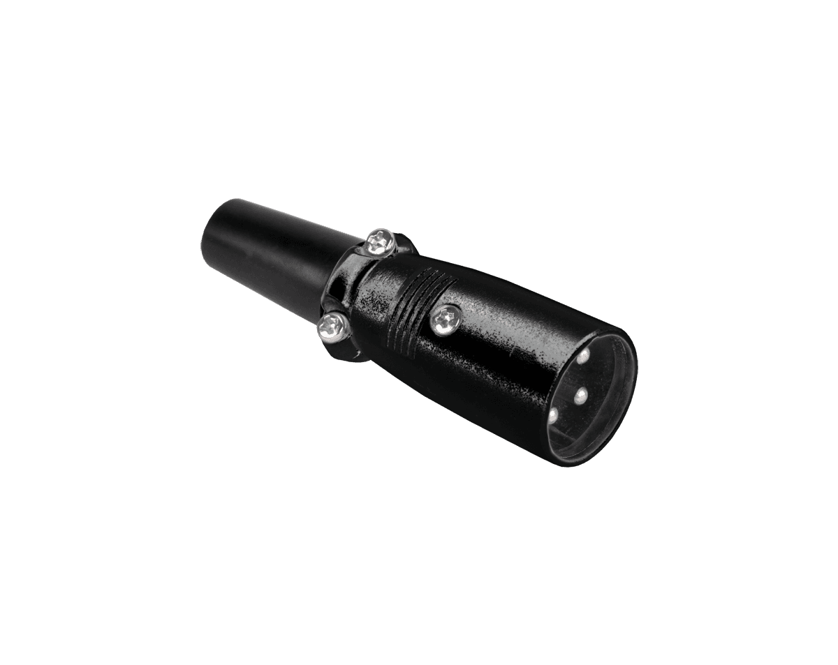 Mikrofono kištukas juodas