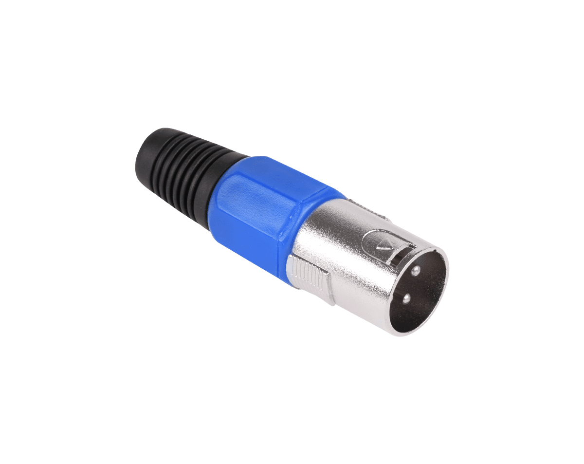 Mikrofono kištukas patinas mėlynas