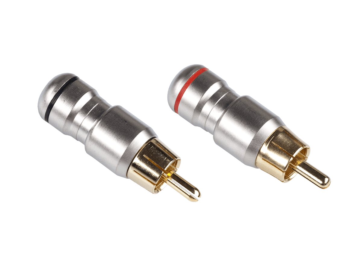 Wtyk RCA metalowy HD-287