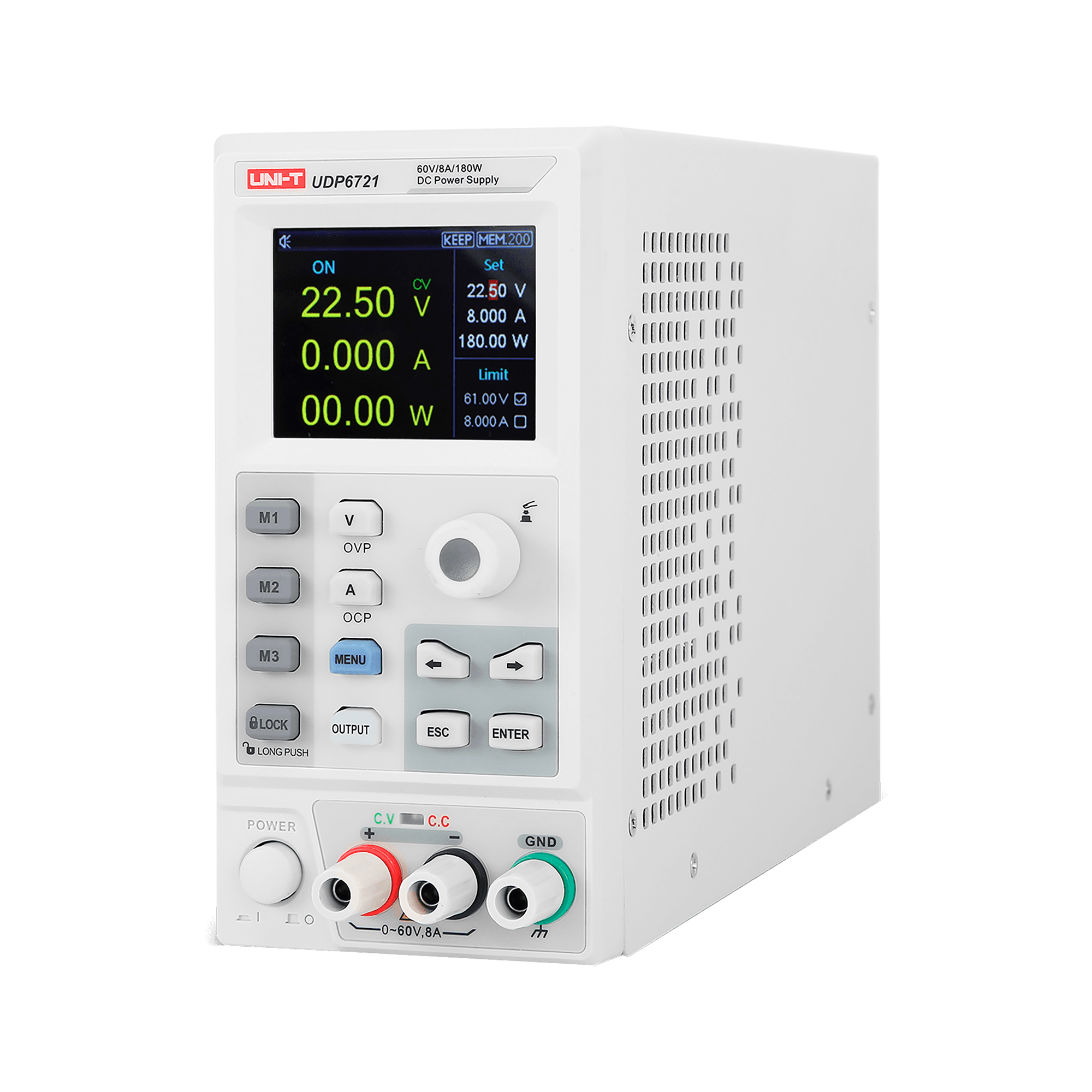 Laboratorinis maitinimo šaltinis Unit- T UDP6721