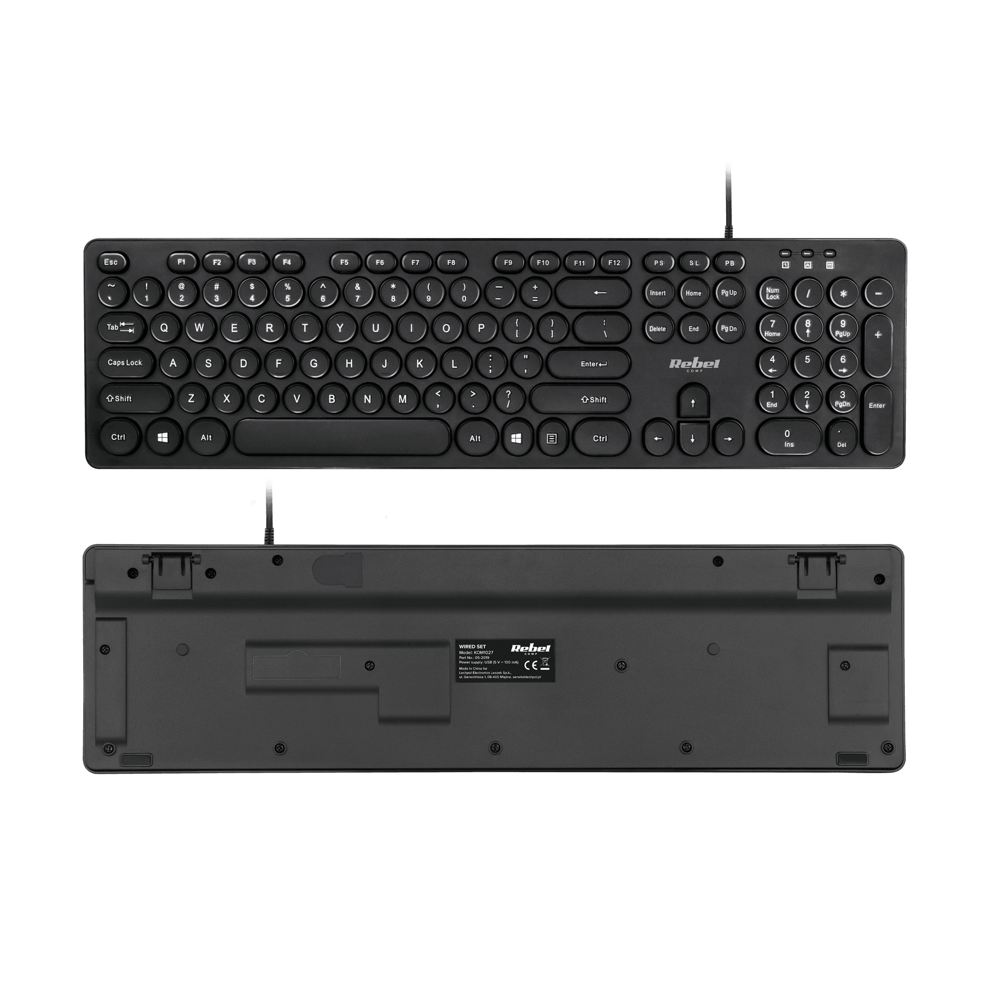 Parinkite klaviatūrą ir laidą pele WDS200