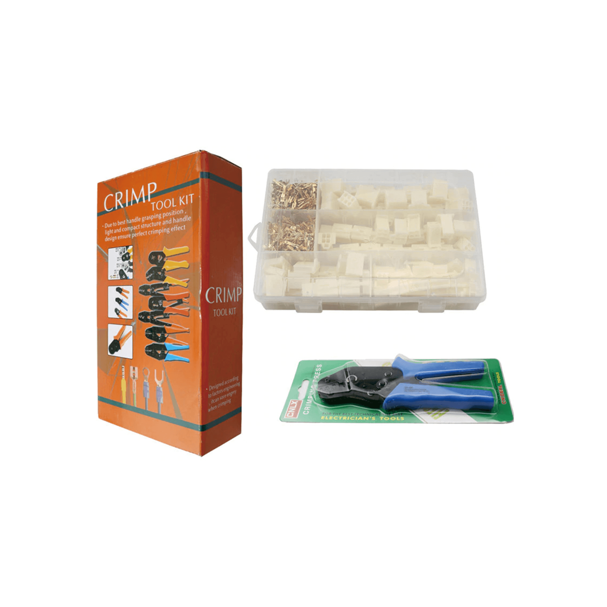 Laidų jungiamųjų detalių (fitingų) rinkinys + presavimo mašina E6016