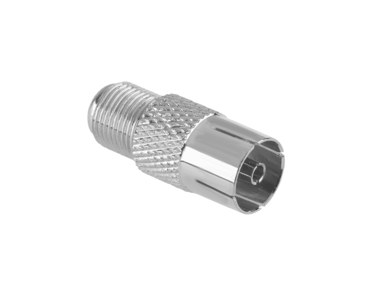 Prijunkite TV- čiaupo lizdą F