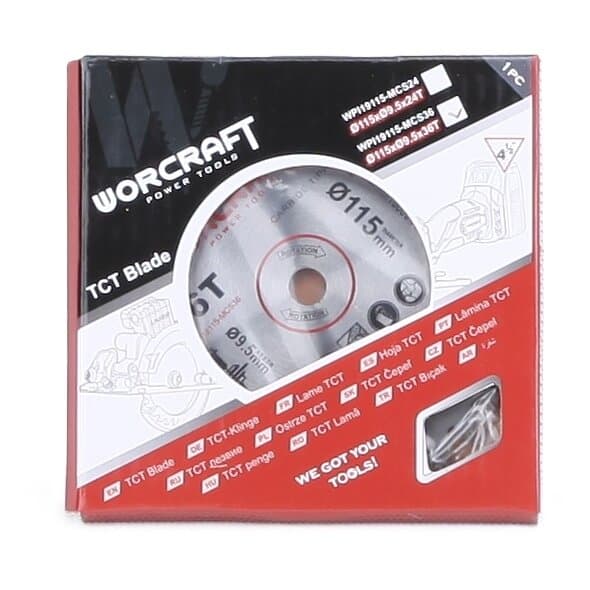 Akumuliatorinio pjūklo CMCS-S20LiB pjovimo diskas 9.5 x 115 mm 36T (ats.d)