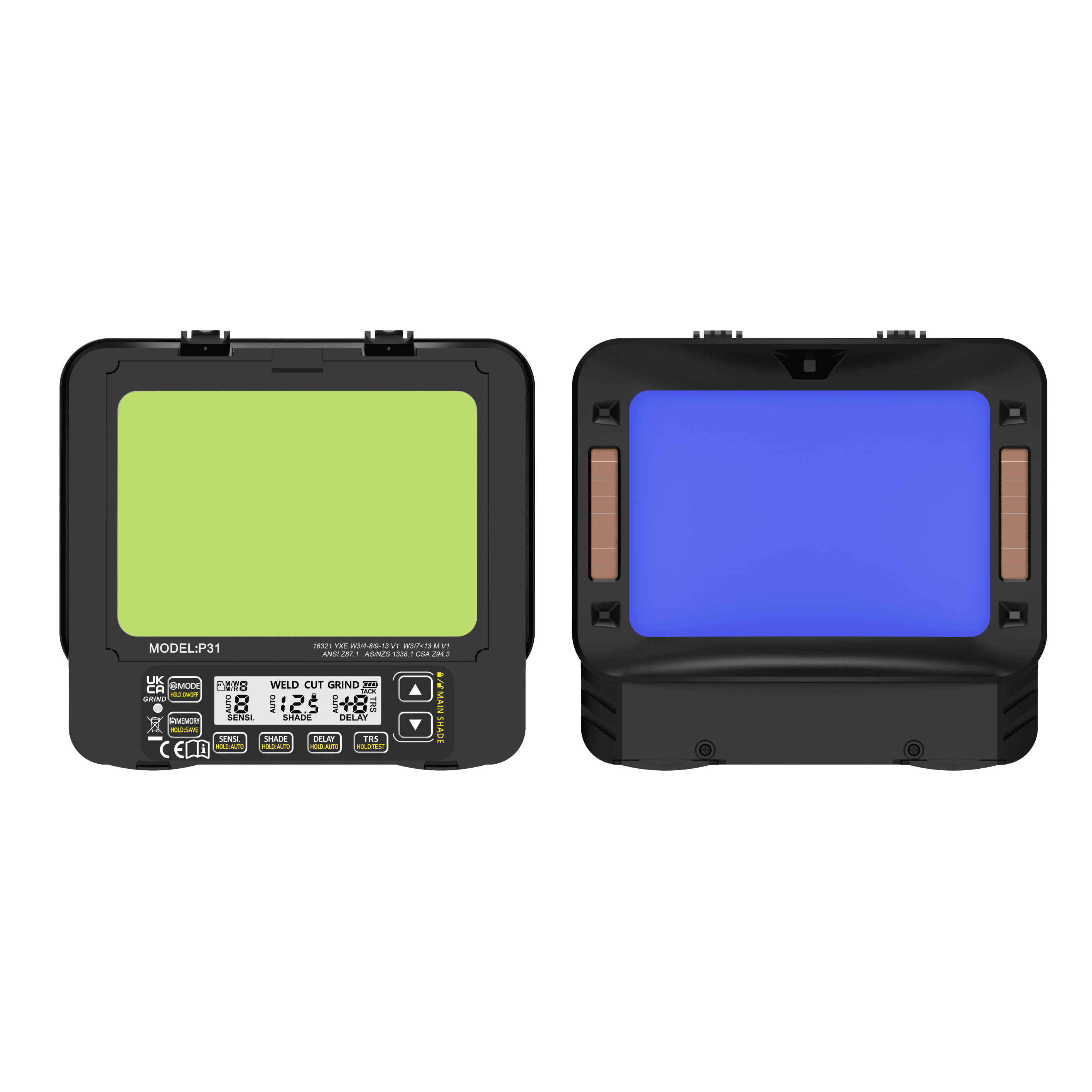 Automatinis filtras suvirintojo skydeliui P31