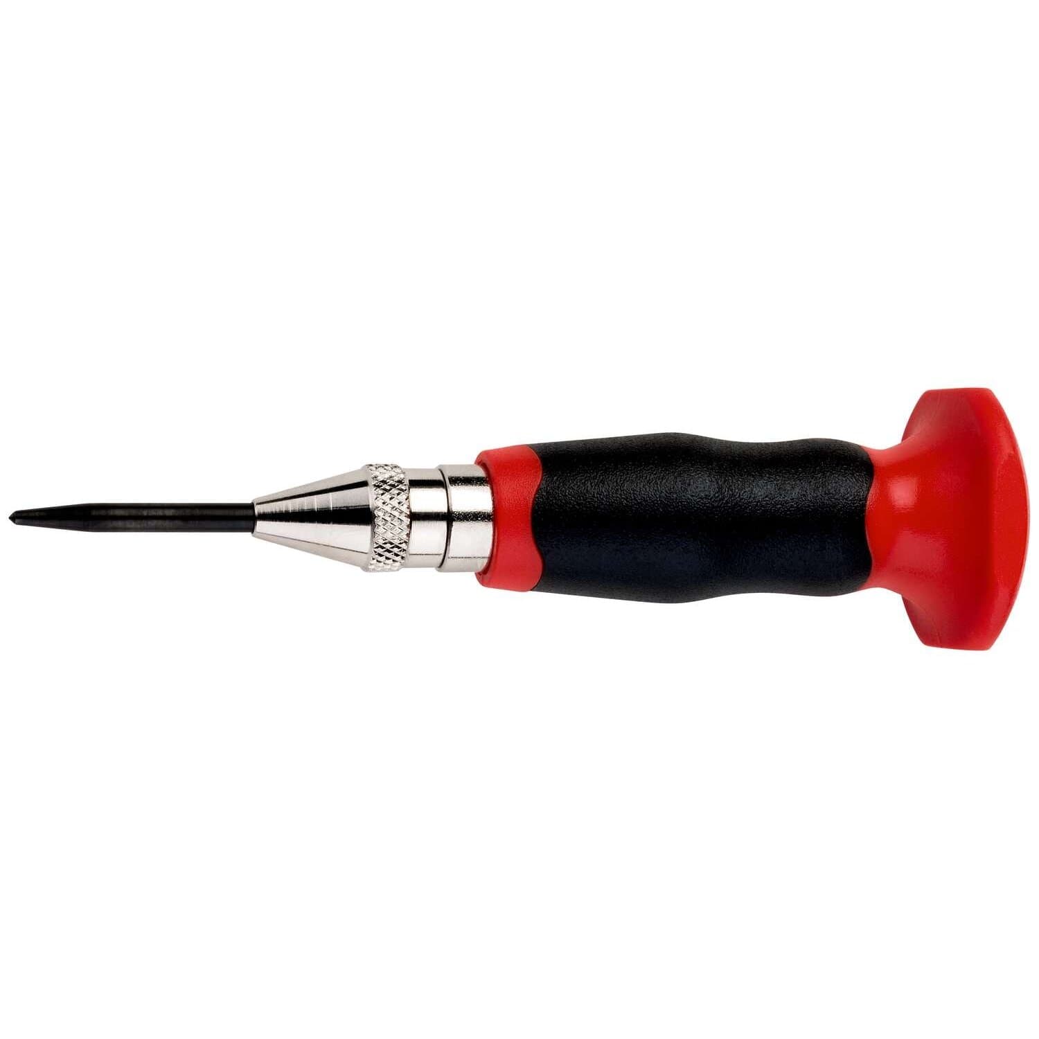 Centro žymeklis automatinis plastikine rankena 4x125mm 130N RENNSTEIG