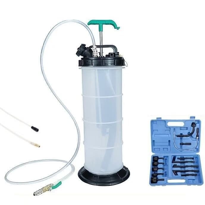 Pavarų dėžės tepalo keitimo įrenginys 7.5l su ATF adapterių rinkinys