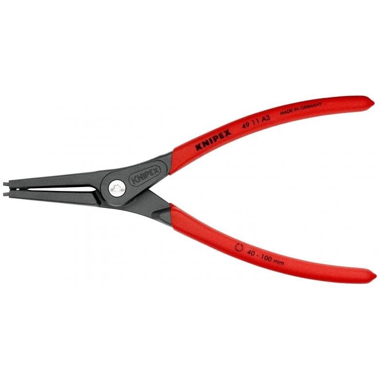 Replės išoriniams žiedams 225mm (Ø40-100mm) KNIPEX