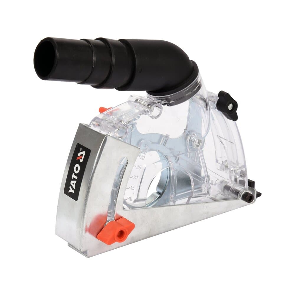 Šlifuoklio pjovimo apsauga nuo dulkių (skaidrus) M14, Ø125mm